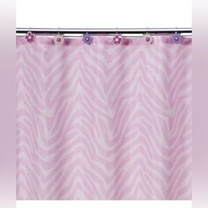 Tiddliwinks Shower Curtain - Girls Safari Pink NWT